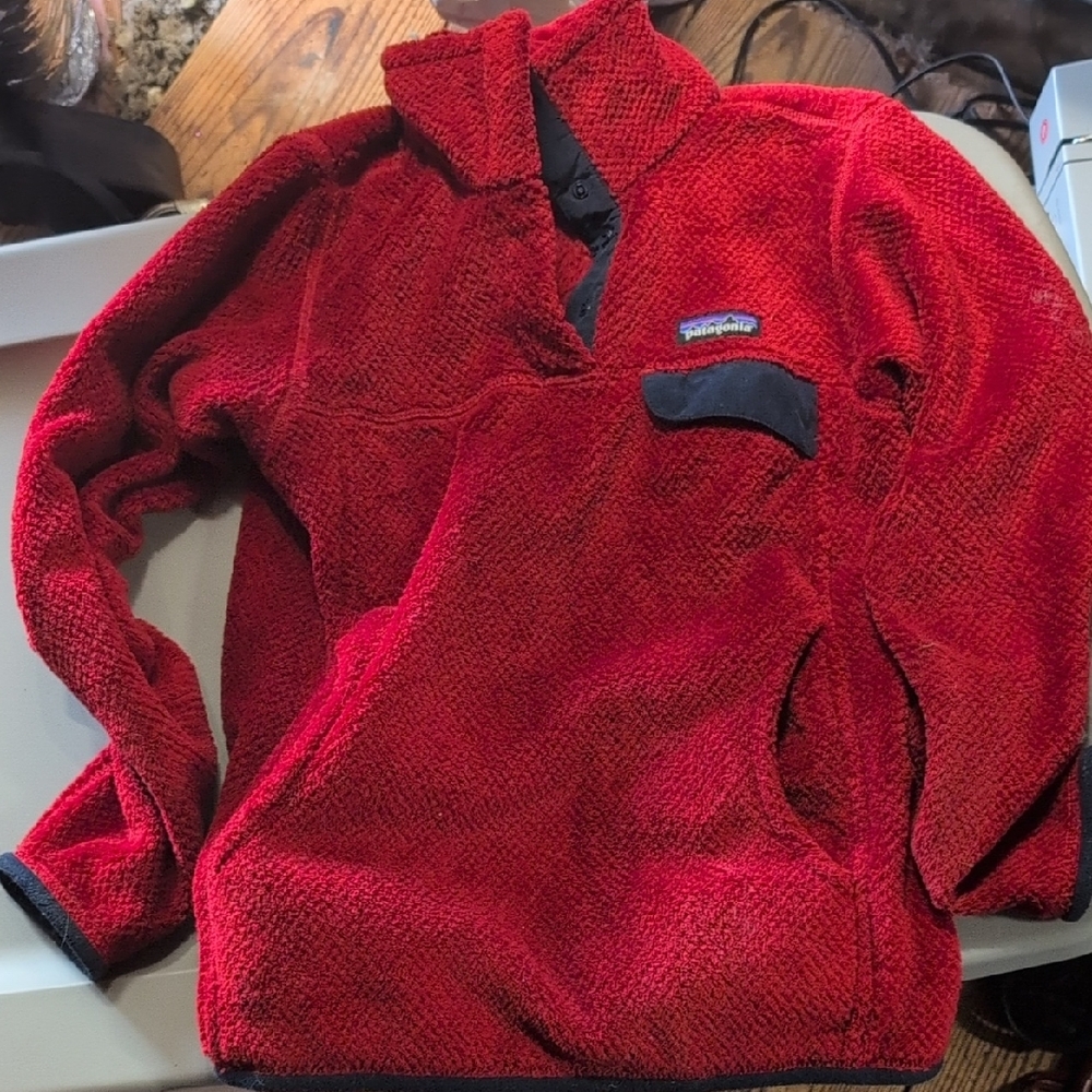 Patagonia Red Fleece Pullover